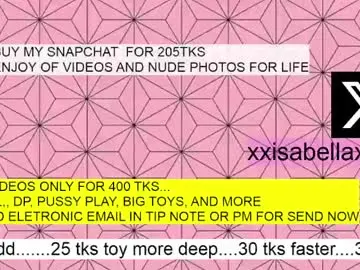 Chaturbate Live Sex Cam of xxisabelaxxx