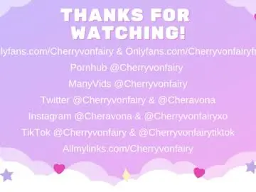 Chaturbate Live Sex Cam of cherryvonfairy