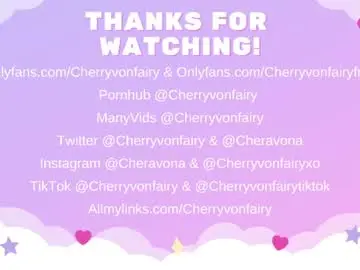 Chaturbate Live Sex Cam of cherryvonfairy
