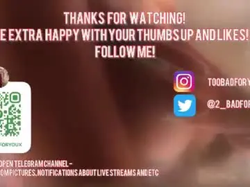 Chaturbate Live Porn of 2badforyou