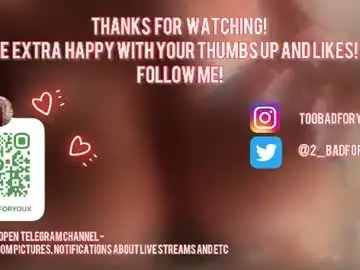 Chaturbate Free Porn Cam of 2badforyou