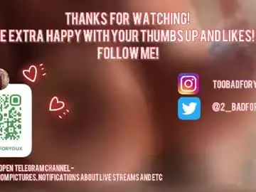 Chaturbate Watch Live Sex Cams of 2badforyou