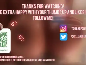 Chaturbate Free Porn Cam of 2badforyou