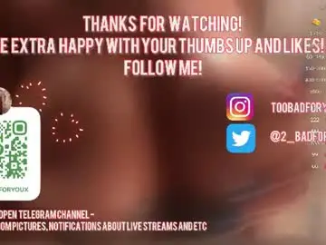 Chaturbate Nude Webcam of 2badforyou