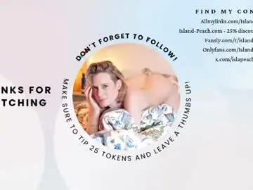 Chaturbate Live Sex of island_peach