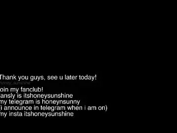 Chaturbate Live Porn of honey_sunshine