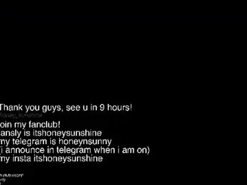 Chaturbate Free Live Porn of honey_sunshine