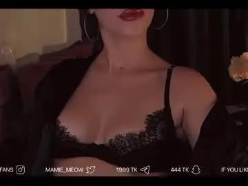 Chaturbate Sex Chat of mamiemeow